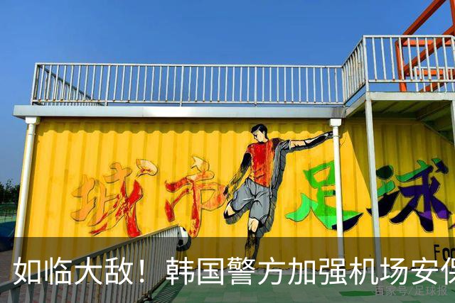 如临大敌！韩国警方加强机场安保 百名警察保护韩国队回国